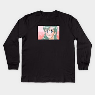 Anime Girl Kids Long Sleeve T-Shirt